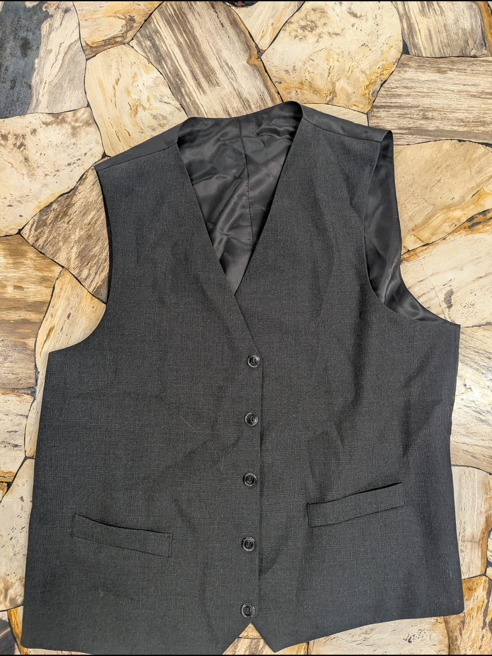 Classic Men's Black Dress Vest